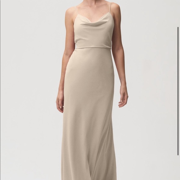 Jenny Yoo Bridesmaid Dress: Capri / in Truffle - Picture 4 of 4